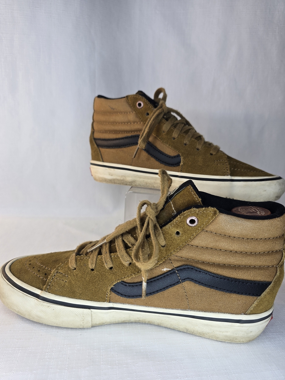 Vans Men's Brown High-Top Skate Shoes